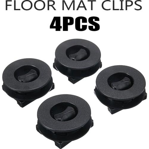 4pcs Universal Car Floor Mat Clips Retention Holders Grips Carpet Fixing Clamps Buckles Anti Skid Fastener Retainer Resistant