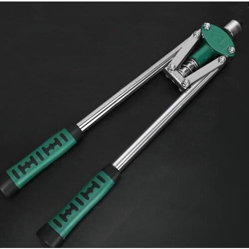 Free 200 Pieces Rivets Hand Riveter Gun Manually Pull Nail Pliers Clamping Range 3.2mm 4mm 4.8mm