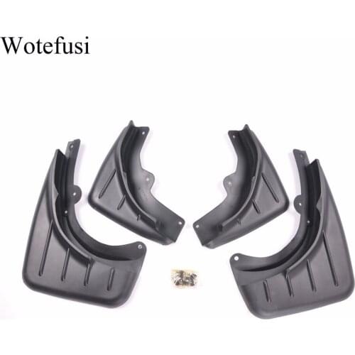 Wotefusi 4Pcs Front Rear Mud Flaps Splash Guards Mudflaps For Porsche Cayenne 08-10 2008 2009 2010 [LP09]