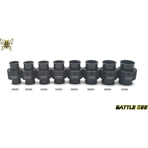 BATTLE BEE Racing gauge water temp joint pipe 28-42MM aluminium 6061-T6