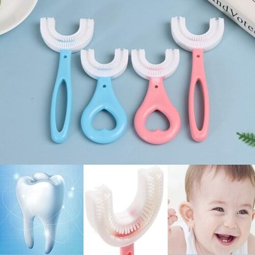 Baby Toothbrush Kids Teeth Oral Care Brush Convenient And Simple Silicone Baby Toothbrush