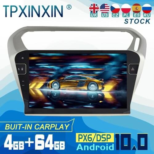 For Peugeot 301 2013-2016 Android 10 Carplay Radio Player Car GPS Navigation Head Unit Car Stereo