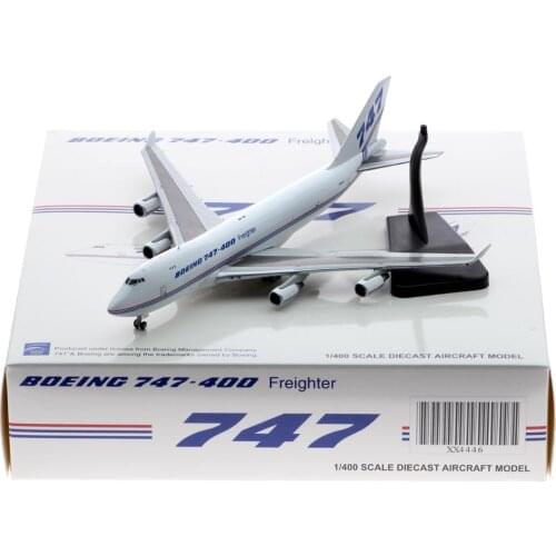 1:400 Alloy Collectible Plane JC Wings XX4446 Boeing Company House Color B747-400F(SCD) Diecast Aircraft Model N6005C With Stand