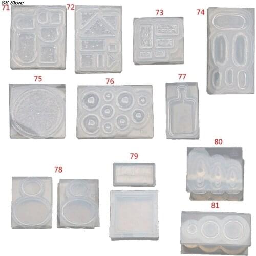 3D Mini Cup Bottle High Heels Bread Pot Pendant Epoxy Resin Casting Mold Silicone Mold Kit Miniture Food Play Mold Tools