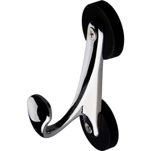 2pcs Powerful Movable Coat Hooks Magnetic Hook Kitchen Bathroom Hook Strong Neodymium Rubberized N52 Magnet Hooks 2 Colors