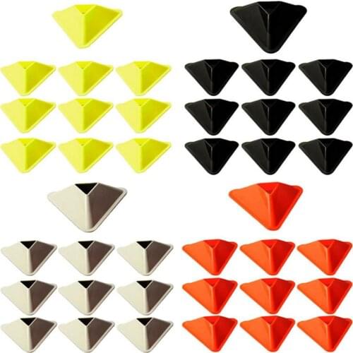 10Pcs/Set Skate Soccer Training Marker Football Roadblocks Sign Bucket Cone Obstacles Roadblocks Roller Skate Pile Training Tool