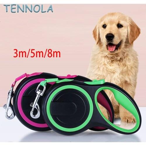 3M/5M/8M Retractable Dog Leash Automatic Flexible Dog Leash Dogs Traction Rope Leashes for Large Medium Dogs Pet Traction Rope