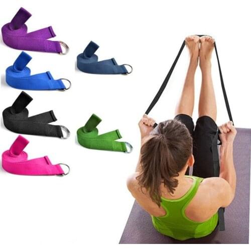 Pilates Yoga Belt Slackline Stretch Band Mat Yoga Strap Training Tools Flex Bar Pull Up Assist Yoga Accessories