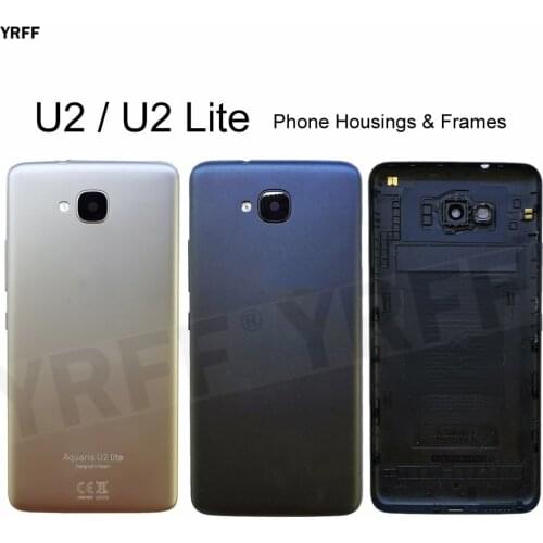 For BQ Aquaris U2 Lite Battery Housing Frames Back Cover Door Plastic Case U2