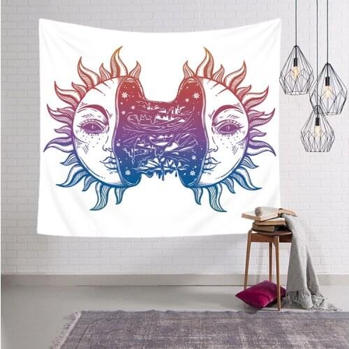 Strength National style home tapestry wall hanging beach towel sitting blanket