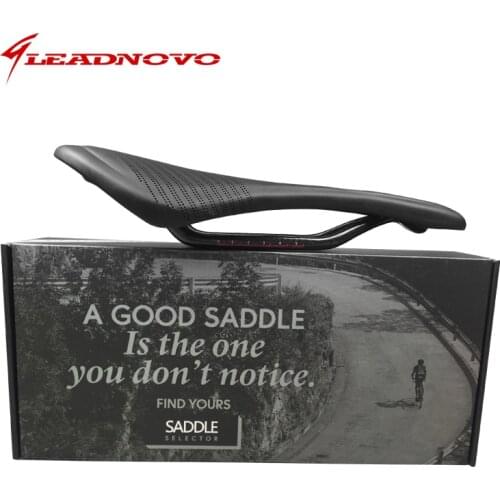 Carbon+Leather Bicycle Saddle Breathable Mountain Bike Saddle Road Bicycle Front Seat Bicicleta Cycling Parts Bike Saddle