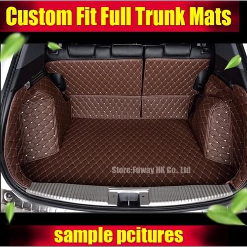 Specila Custom fit car trunk mat for Mitsubishi ASX Pajero sport V73 V77 V93 V95 V97 3D car styling carpet cargo liners
