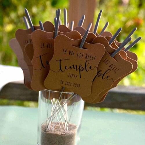 Wedding Sparkler Tag, Sparkler Sleeves, Custom Sparkler Tags, Unique Sparkler Tags, Sparkler Send Off, Set of 100Tags Only