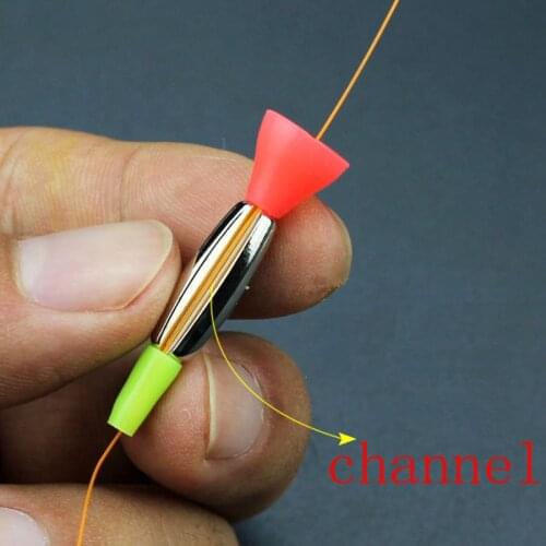 Cara stick fishing line stopper tools plastic Anti slip swivel sea boat rock fishing accessories supplier one set