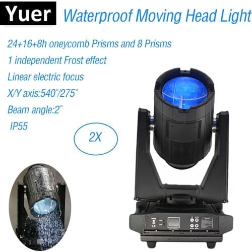Outdoor Lighting Beam 17R Beam 350W Waterproof Moving Head Light Double Prisms For Stage Effect Dj Night Club Wedding Lighting