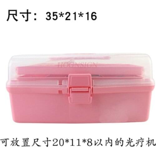 Manicure toolbox storage box can be used in phototherapy machine multi-function portable beauty salon pedicure technician beauty