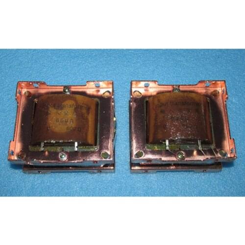 600Ω: 10K amorphous 4C iron core single-ended 4 times step-up transformer, 50MA 55H, frequency response 20HZ-36KHZ-2.6DB