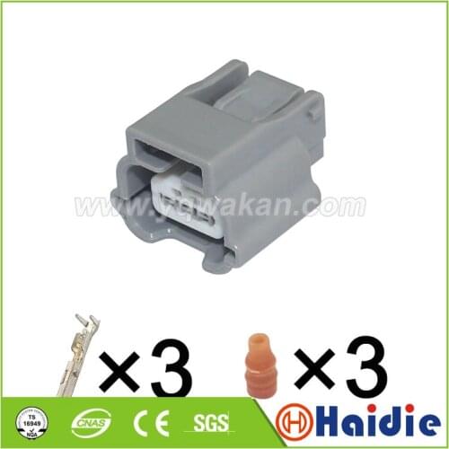 Free shipping 5sets 3Pin auto car housing plug wiring harness plug waterproof connector