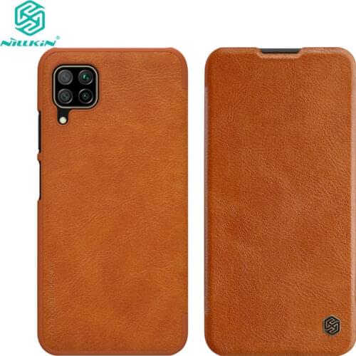 Nillkin Flip Book Style Wallet Phone Cover for Huawei P40 Lite Leather Case Hard Back Cover for Huawei P40 Lite Nova 7i Nova 6SE