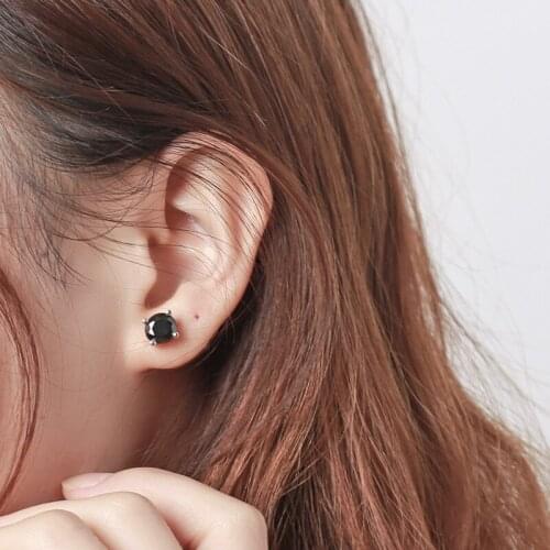 GorGor Earrings Women 925 Sterling Originality Statement Prong Setting Small Exquisite Simplicity Jewelry Anniversary Gift E532