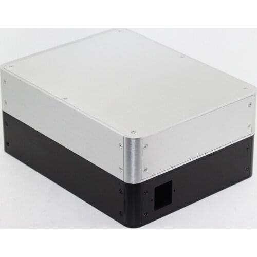 All Aluminum Chassis Amplifier Box Preamplifier Housing Audio DIY Case Hifi Decoder Enclosure DAC AMP Rear W221.5 H60 L272