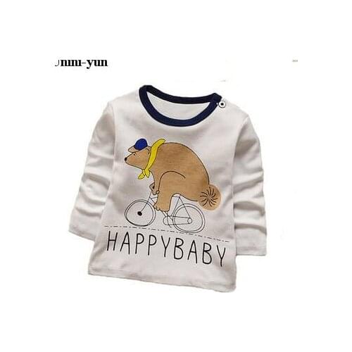 Baby Boys Summer Cartoon T Shirt Tops Tee Children Clothing Baby Boys T-Shirts Girls T Shirt Enfant Fille toddler clothes autumn