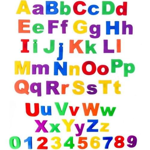 Magnetic Lower/Upper Case Alphabet Letters Toddlers Kids Preschool Learning Spelling Counting Educational Toys Number Fridge Kid