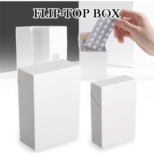 Desktop Flip Top Storage Box Office Organizer Container for Accessories Pens Holder Cosmetics Organizer for Home Office