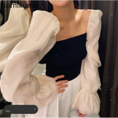Стильные блузки Nomikuma China At AliExpress