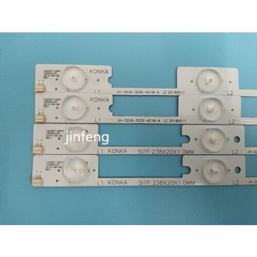 Original 48PCS(24X4 LEDS+24X3 LEDs) LED backlight bar for KONKA LED32F1100CF 35019911 35019908