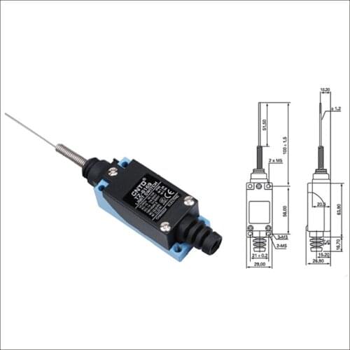 Switch travel limit switch 24A IP65 micro switch TZ-08169