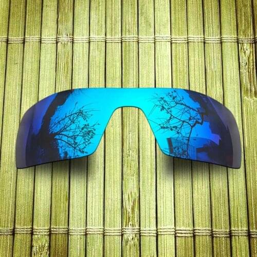 Polarized Replacement Lense For-Oakley Oil Rig Sunglasses Frame - Blue Color Mirrored Coating