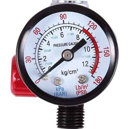 1/4'' BSP HVLP Spray Gun Air Regulator With Pressure Gauge Diaphragm Control High Quality Metal + Plastic Car Accessories