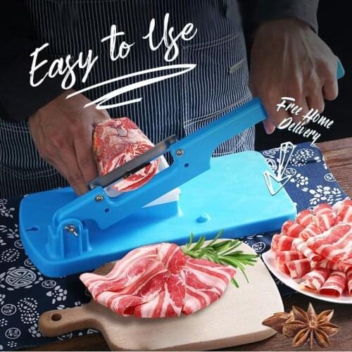Multifunctional Table Slicer Frozen Meat Cutting Machine Beef Herb Mutton Rolls Vegetable Cutter Kitchen Tools ножи