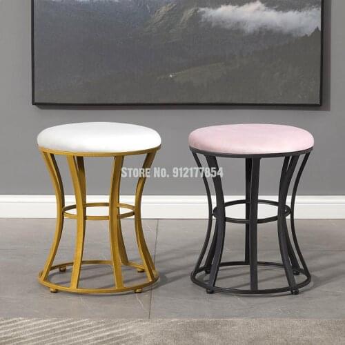 Nordic dressing stool light luxury makeup stool household dressing table stool net red nail art chair bedroom makeup chair simpl