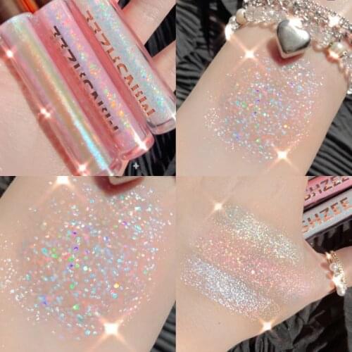 1pc Liquid Eye Shadow 4 Colors Round Tube Glitter Pearly High Gloss Sequin Stage Makeup Tools Lying Silkworm Eye Shadow