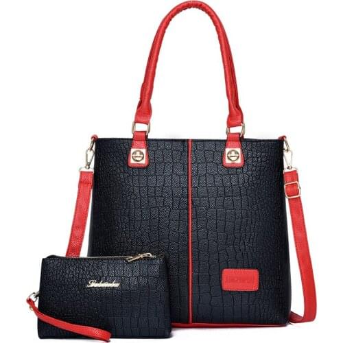 Large Capacity Luxury Designer Handbags Stone Pattern PU Leather Women Shopping Tote Bag Female Shoulder Crossbody Bag Purses