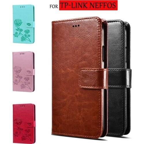 For TP-Link Neffos X20 Flip Case Phone Protective Film Cover For Neffos C5 Plus X20 Pro Premium PU Leather Protector Case Capas