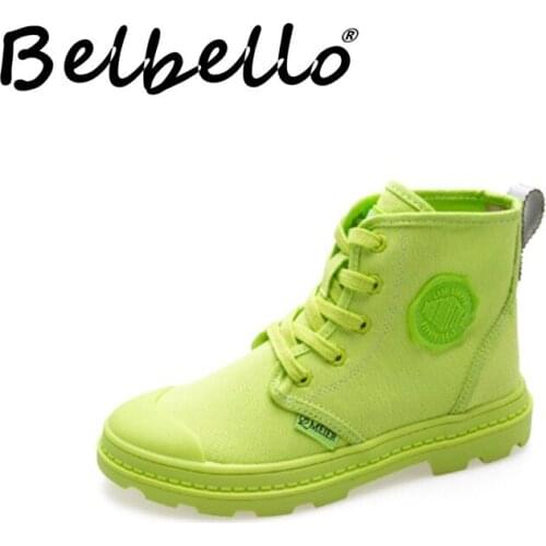 Belbello 2019 New Winter Fashion Boots Artificial Comfortable Warm Breathable Size 35-40 Women shoes
