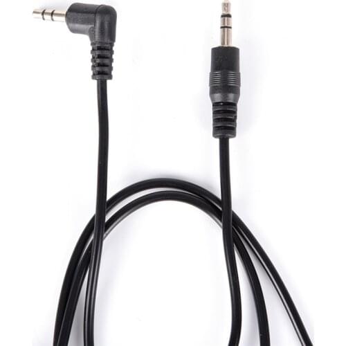 3.5mm Jack Audio Cable 3.5mm Male To Male 90 Degree Right Angle Car Aux Auxiliary Audio Cable Cord For Phone PC