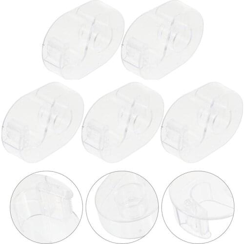 5pcs Practical Tape Dispensers Tape Cutters Plastic Portable Office Tape Holders