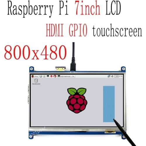 Raspberry Pi 3B+/4B 7 inch LCD display HDMI Touch Screen 800x480 TFT bigger than 5 inch LCD
