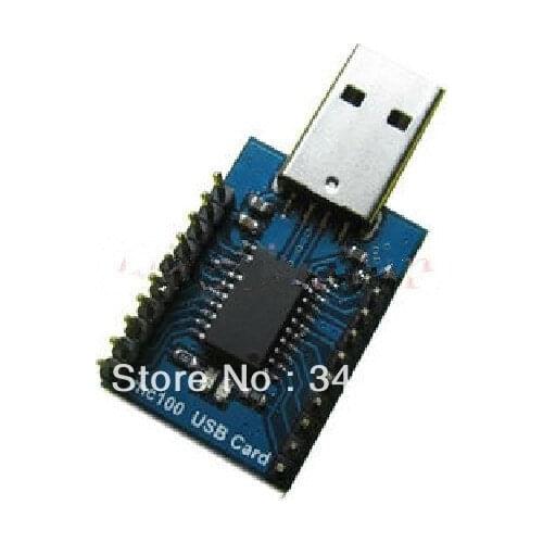 Free Shipping!!! USB data acquisition card control to read and write single-chip IO pin interface chip MC100 module sensor