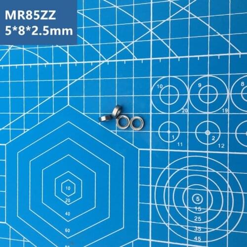 Free Shipping high quality MR85ZZ Bearing (10PCS) 5*8*2.5 mm Miniature MR85 ZZ Ball Bearings L-850ZZ MR85Z Rulman MR85