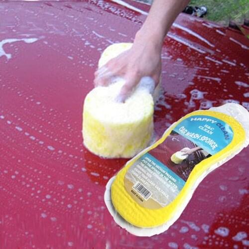 2pcs Large 8-character Vacuum Compression Sponge / Car Washing Car Cleaning Sponge