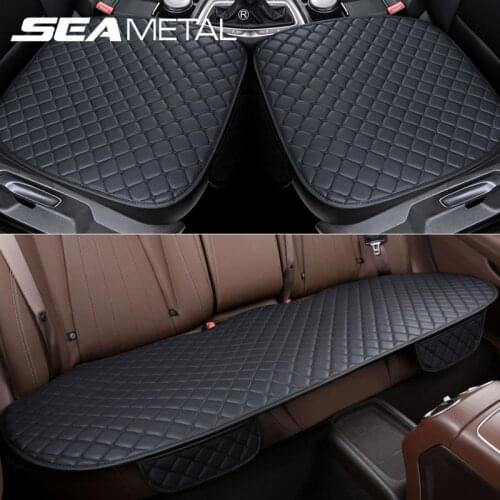 Automobiles Seat Covers Artificial Leather Four Seasons Car Seat Cover Interior Seats Protector Chair Mats Car Goods Accessories