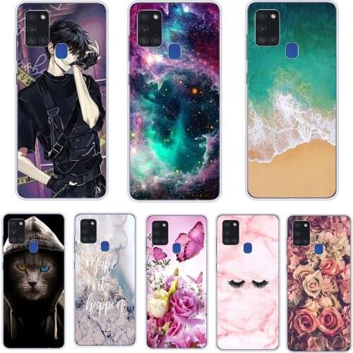 Case For Samsung A21S Case Phone Cover Silicone Soft TPU Back Cover for Samsung Galaxy A21S Case A 21S A21 S Coque Bumper