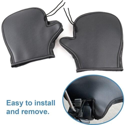 Summer Driving Handlebar Mitts UV Resistant Heat Insulation Mesh Breathable Gloves Motorcycle Riding Bicycle Protective Gloves