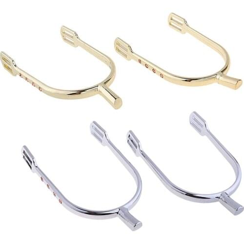ELOS-Zinc Alloy Horse Spurs Equestrian Horse Riding Boots Spurs Accessories Equestrian Supplies British Spurs