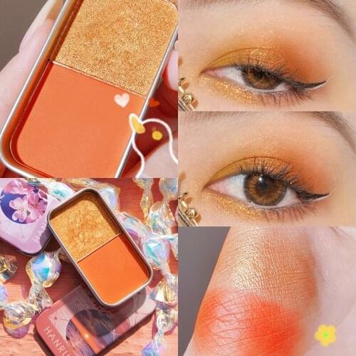 Mini Pearl Glitter Eyeshadow Palette Long Lasting Waterproof Matte Eyeshadow Makeup Palette Charming Eye Shadow Powder Cosmetics